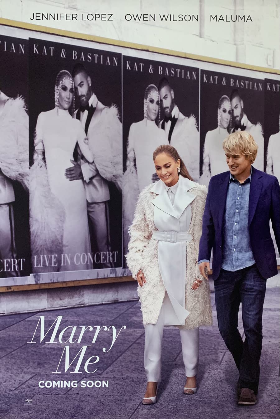 Amazon.com: Movie Poster MARRY ME 2 Sided ORIGINAL Advance 27x40
